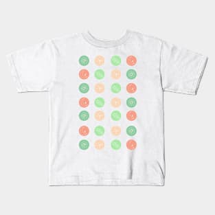 Sun, flower, leaf and moon Kids T-Shirt